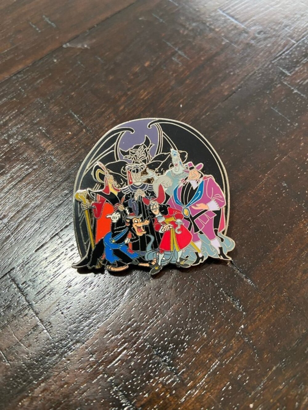 Disney Rare Villains Evil Jafar hades Chernabog Frollo Hook 3D Metal Trading Pin
